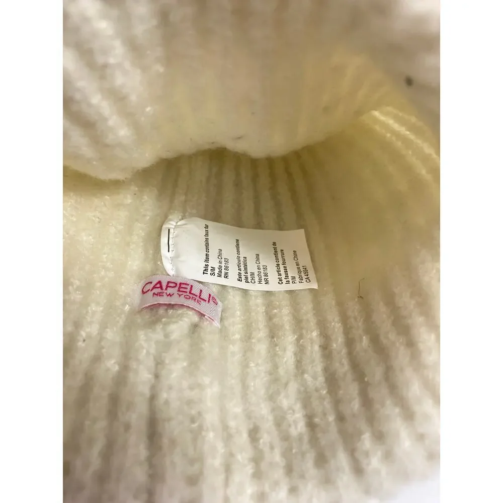NWOT capelli new york pearl beanie